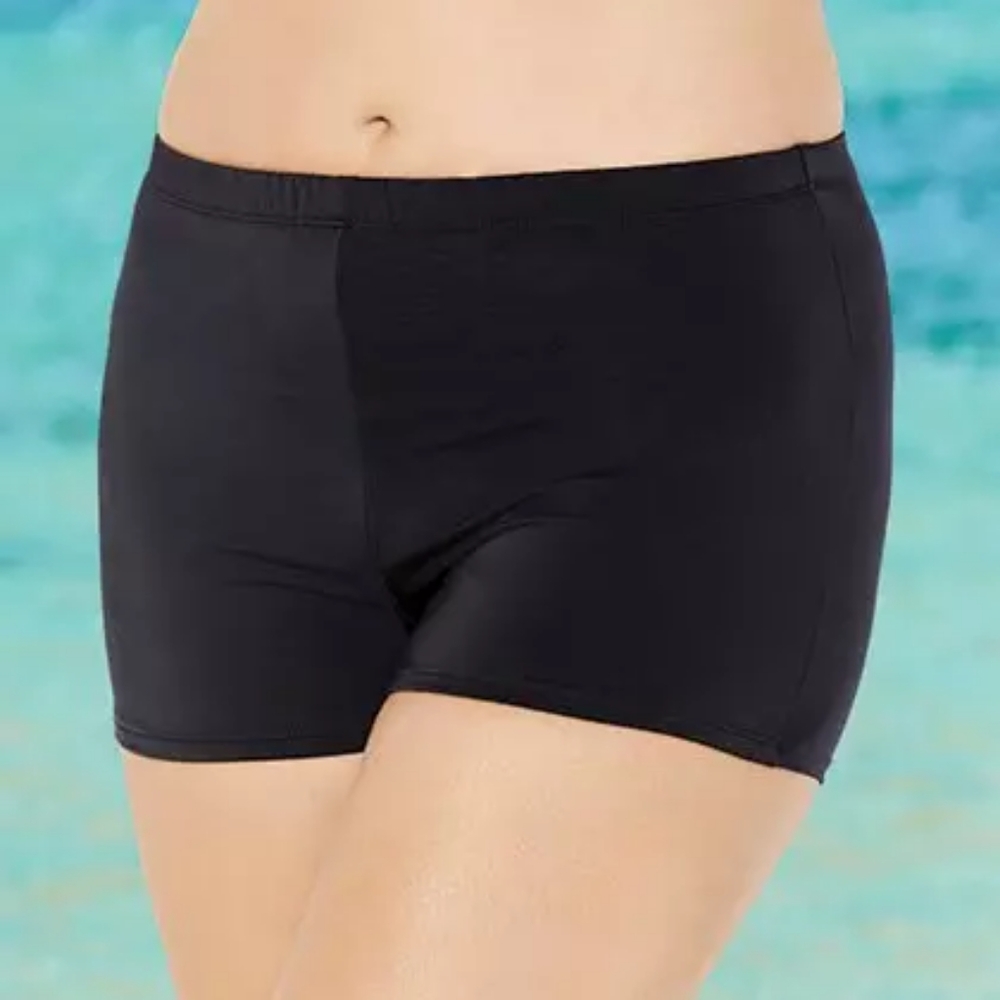 Swimsuits For All Aquabelle Black Boy Shorts